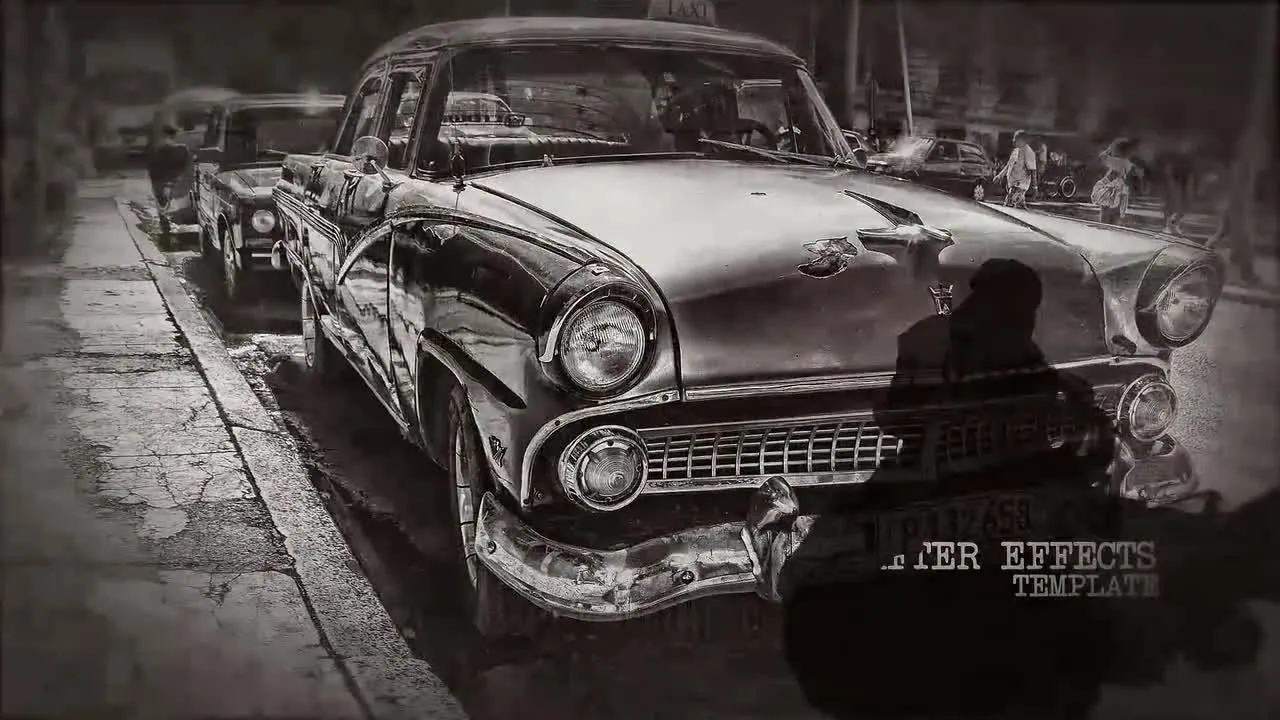 古老的历史文字动画过渡效果像素设计精选AE模板