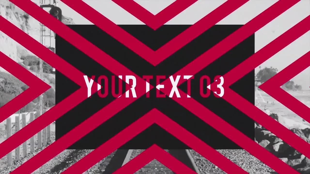 简单而前卫的商业广告像素设计精选AE模板