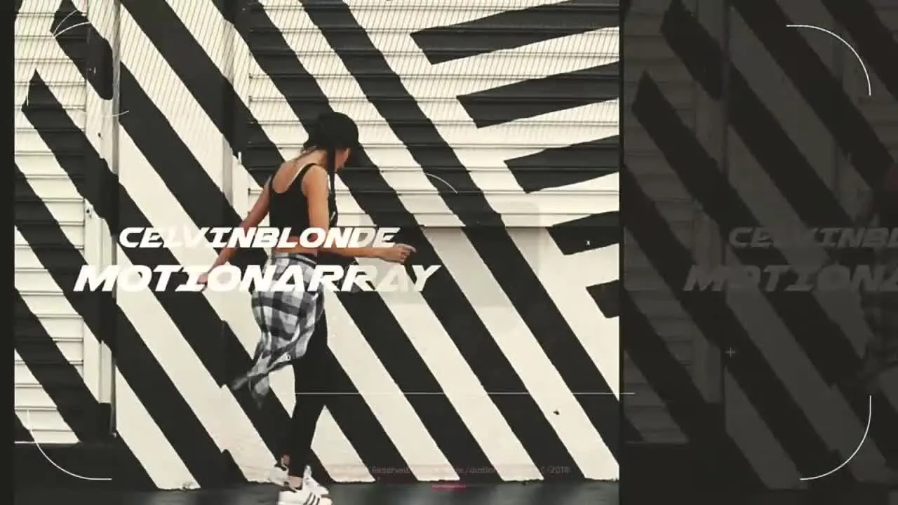 时尚秀视频展示片头像素设计精选AE模板