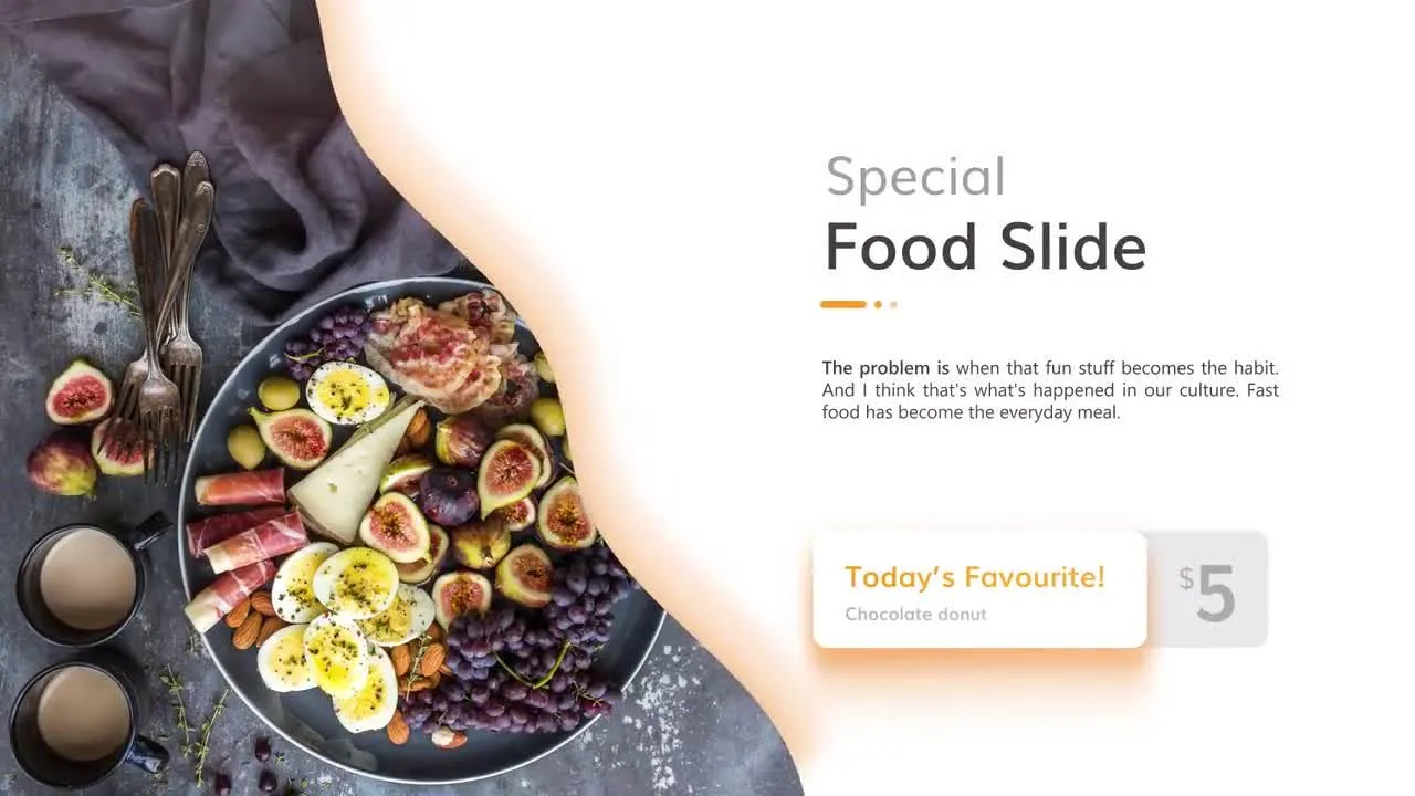 食物和烹饪演示像素设计精选AE模板