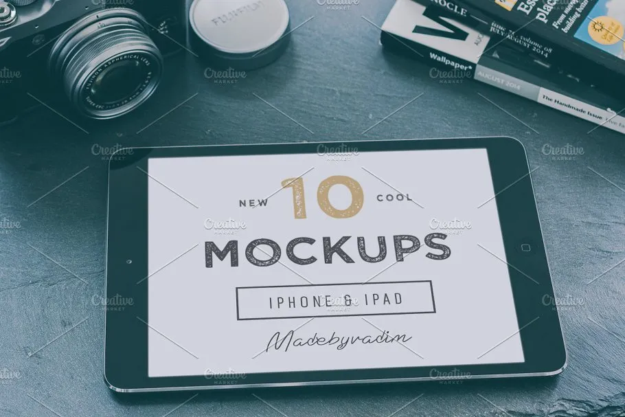 10款超酷场景 iPadamp; iPhone 样机 10 Cool iPadamp; iPhone mockups