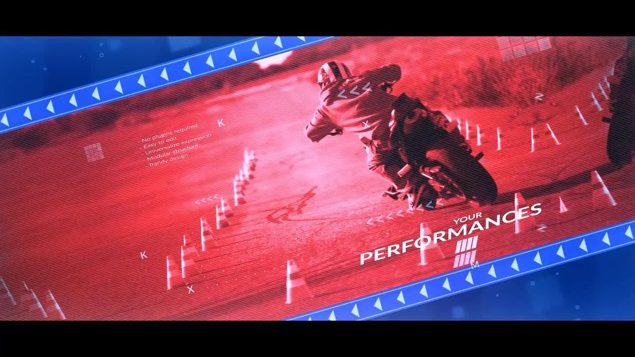 时尚漂移转场过渡像素设计精选AE模板