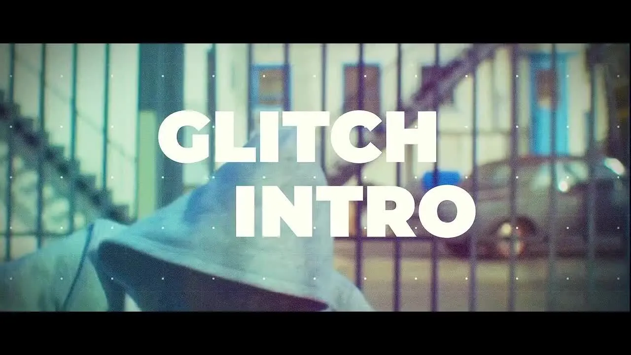 动态故障幻灯片像素设计精选AE模板