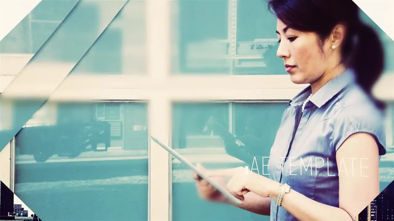 简单灵感幻灯片像素设计精选AE模板