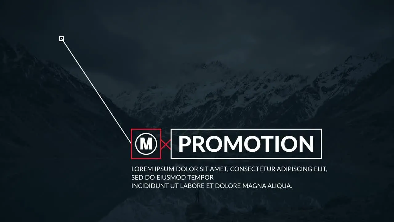 超现代的标注标题像素设计精选AE模板