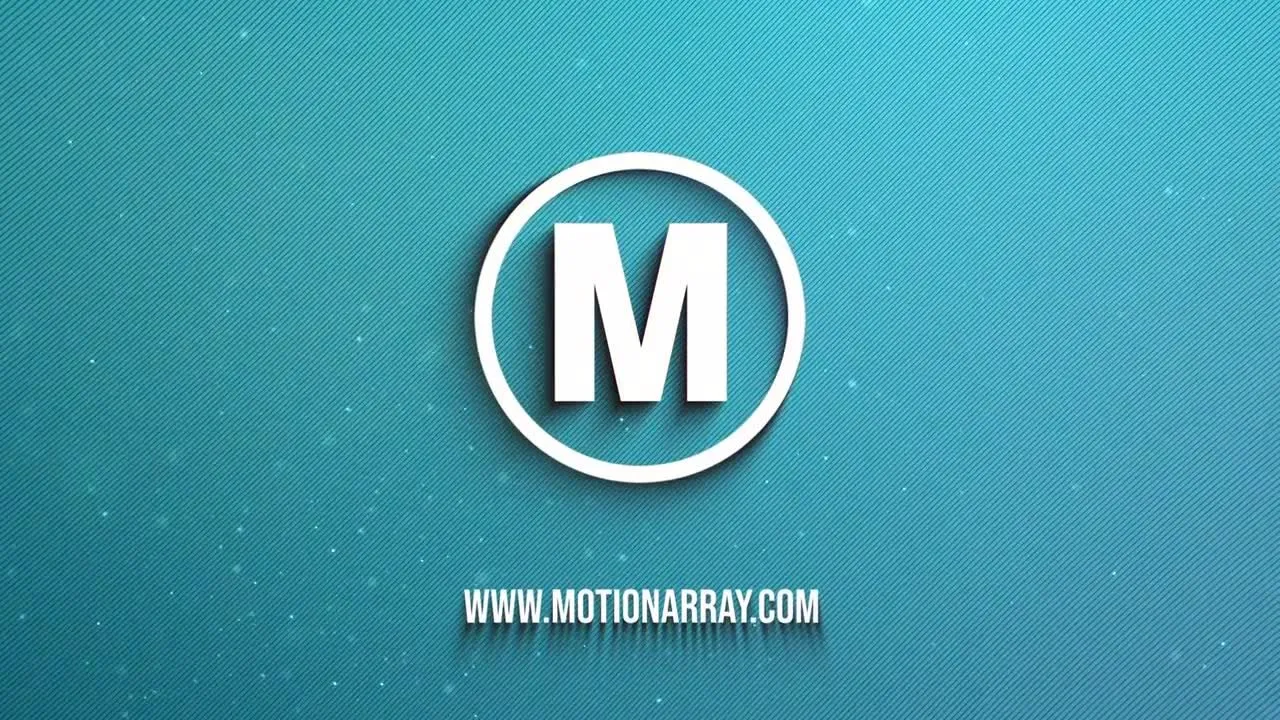 现代干净简单的动态平面标志展示像素设计精选AE模板