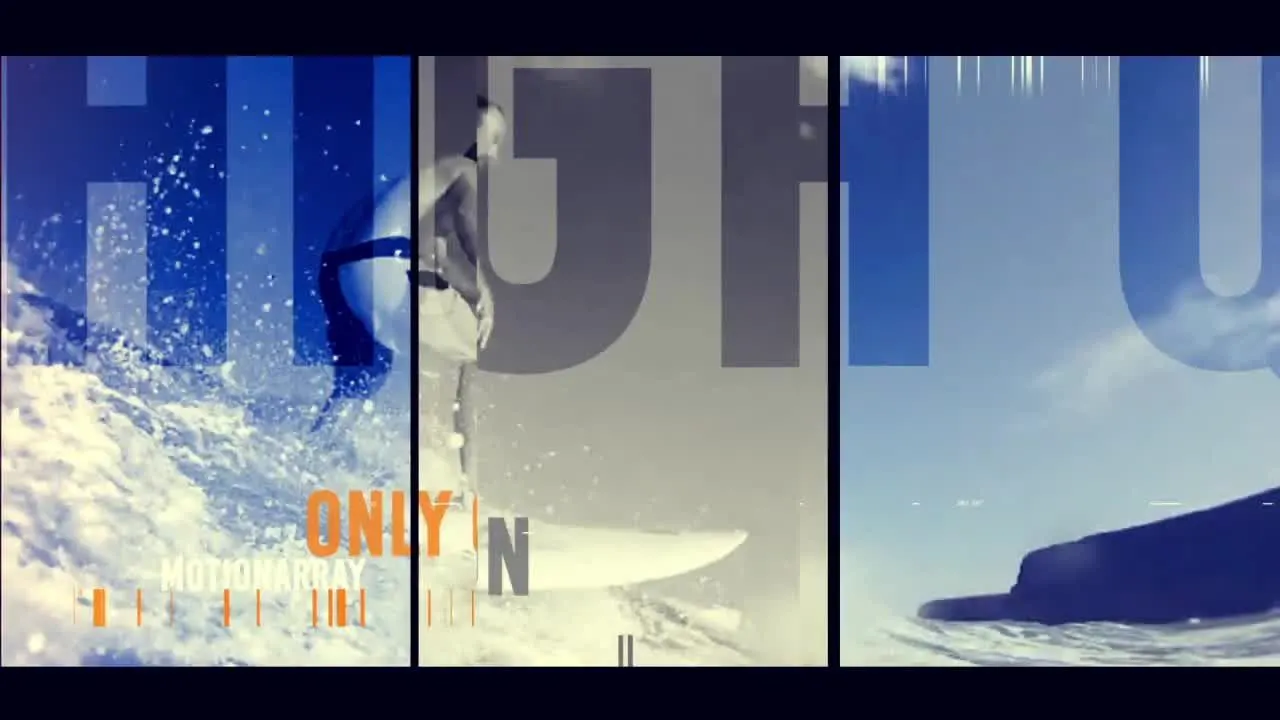 动作运动幻灯片动态像素设计精选AE模板