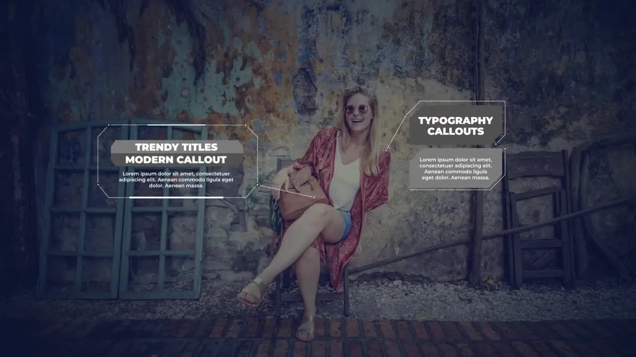 12个最新时尚标注标题像素设计精选AE模板