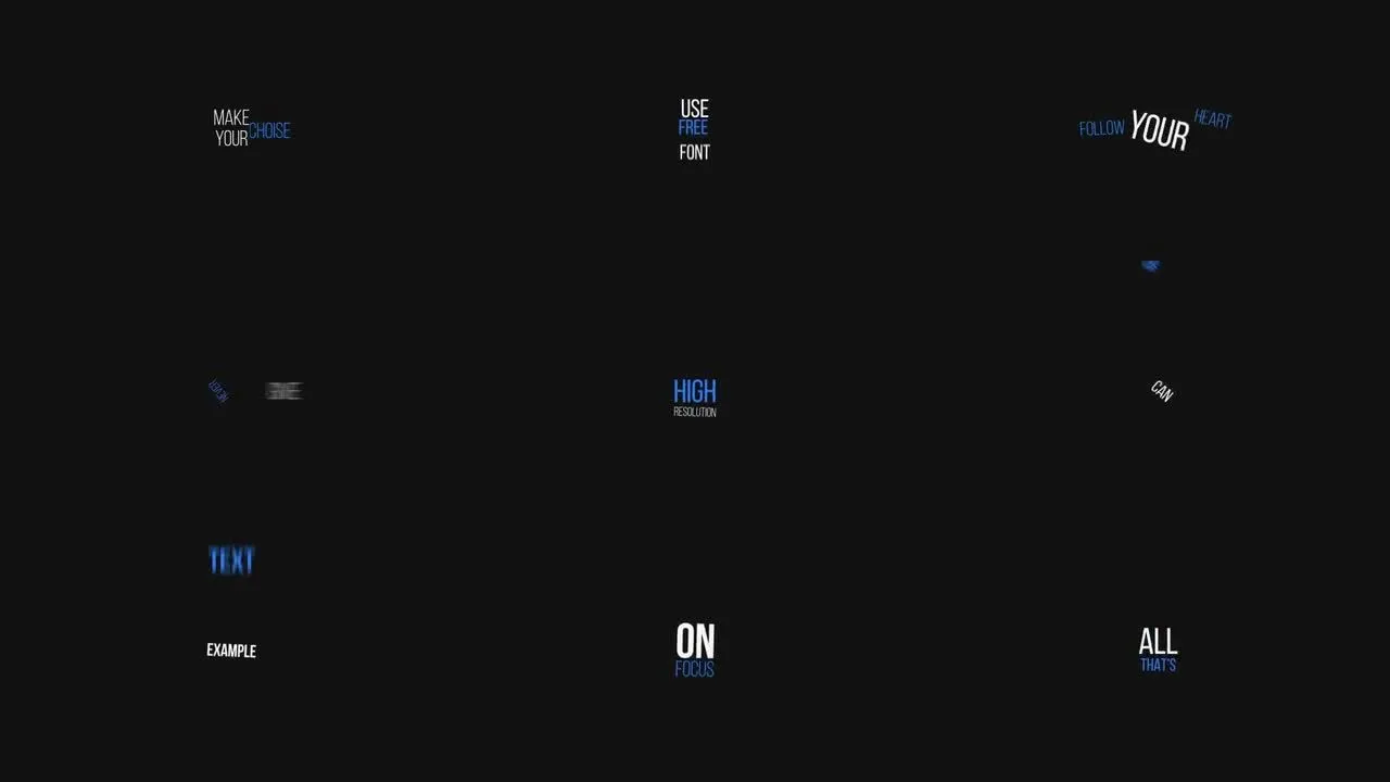 20个快速简单且充满活力的动画全屏标题像素设计精选AE模板