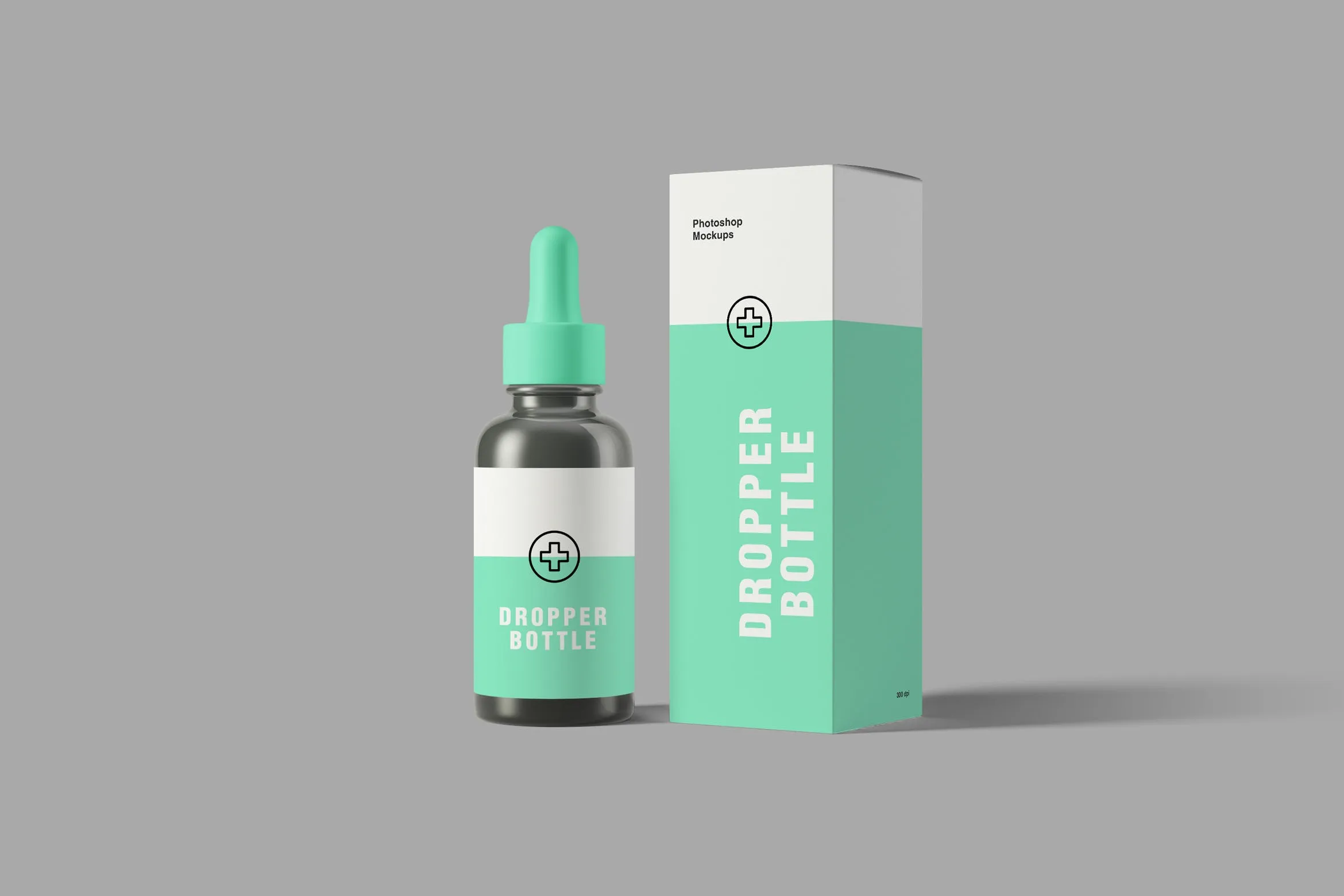 药物滴管瓶设计图样机模板 Dropper Bottle Mockups