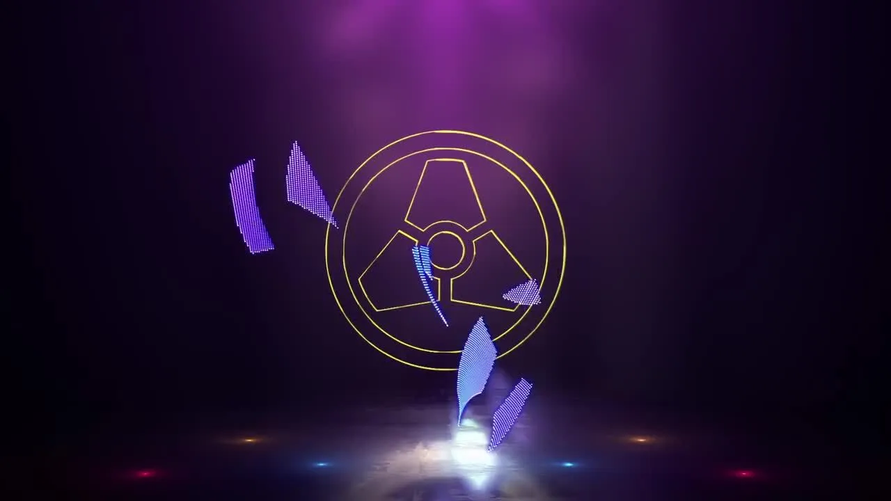 随机出现的动画徽标像素设计精选AE模板