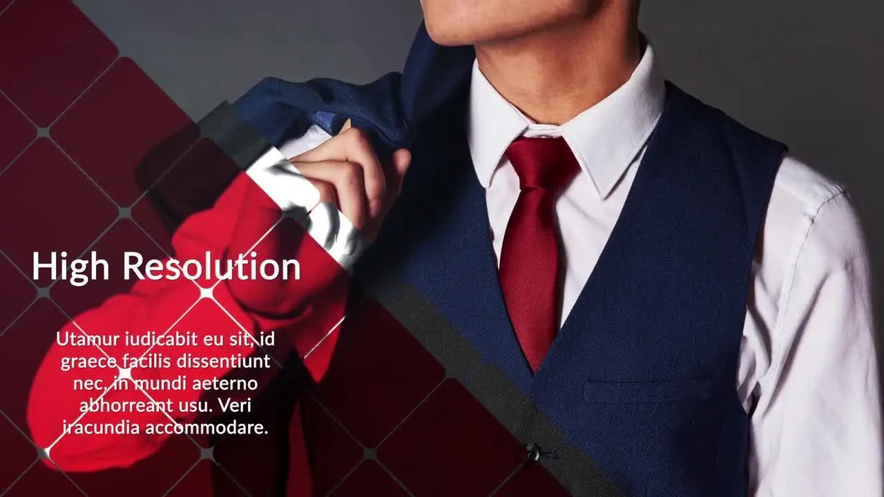 现代动态文本动画和创意过渡效果企业幻灯片像素设计精选AE模板