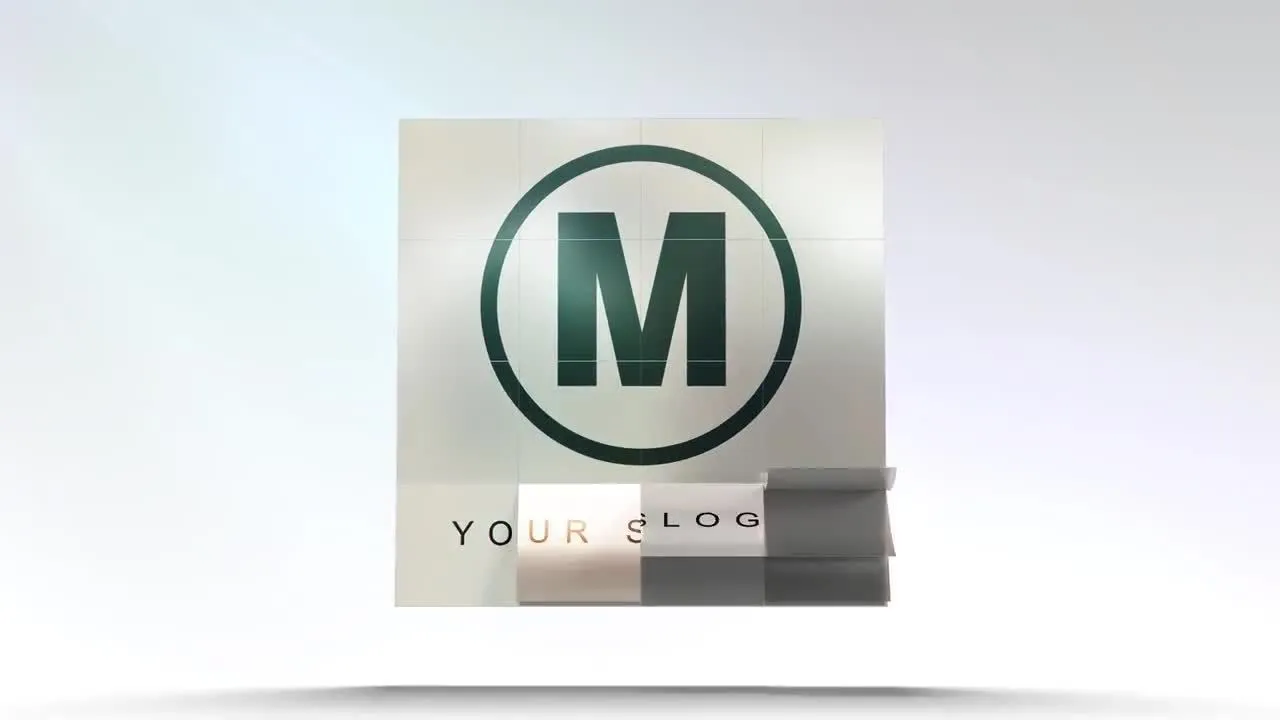 简单干净Logo演绎动画像素设计精选AE模板