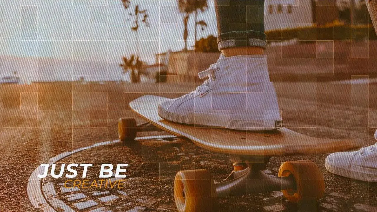 简单时尚漂亮的照片展示像素设计精选AE模板