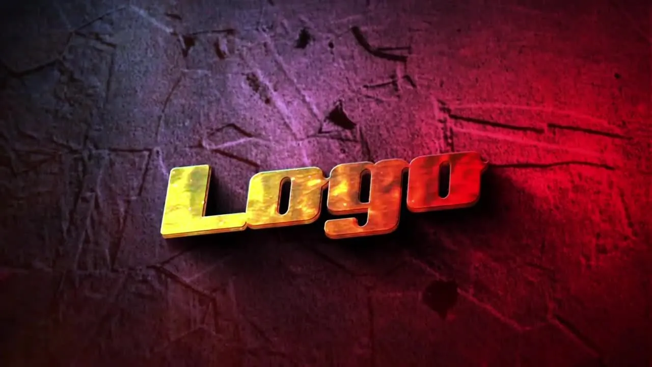 黑暗风格电影标志像素设计精选AE模板