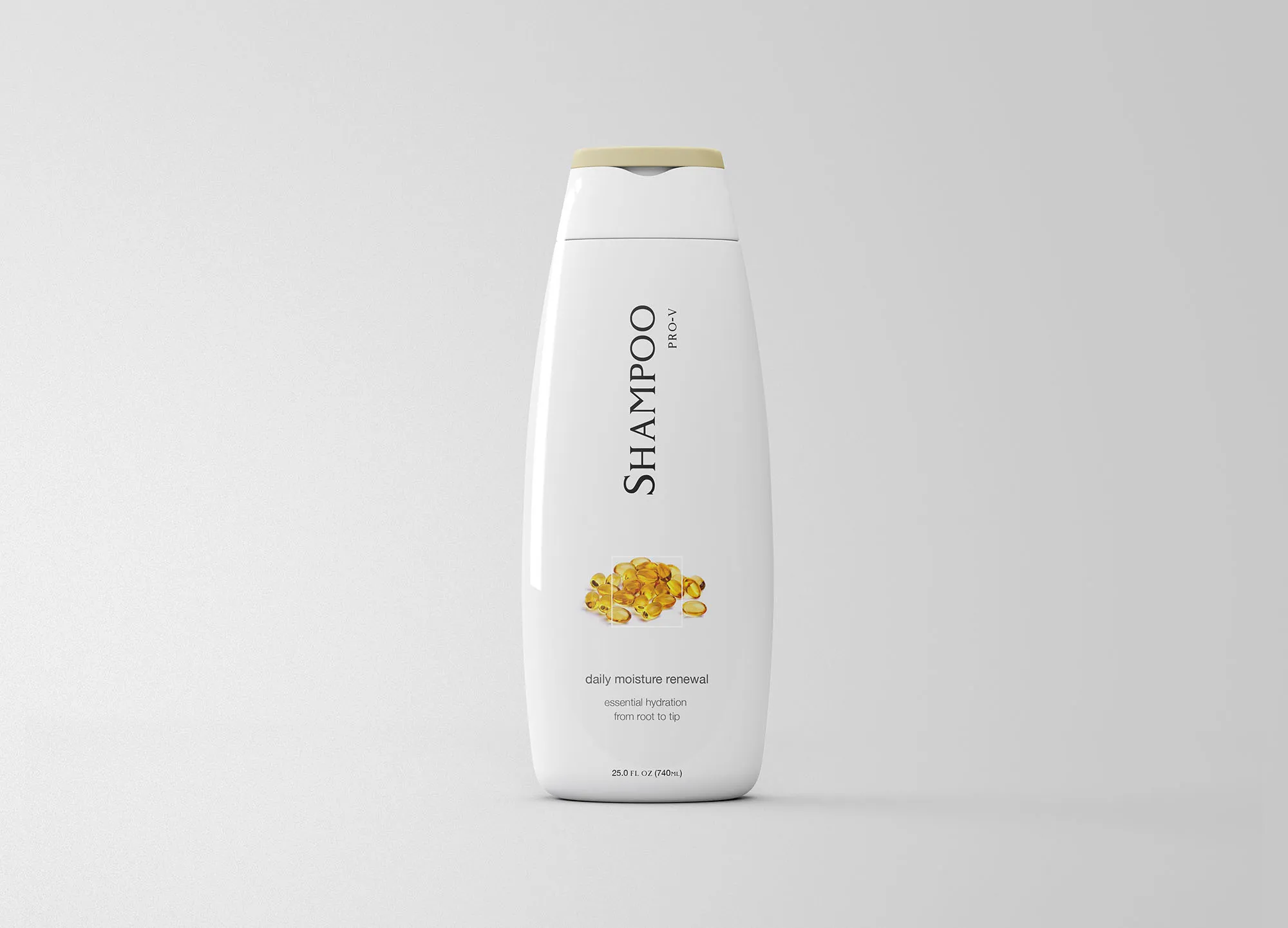 洗发水瓶塑料瓶包装外观设计PSD样机模板 PSD Shampoo Mockup