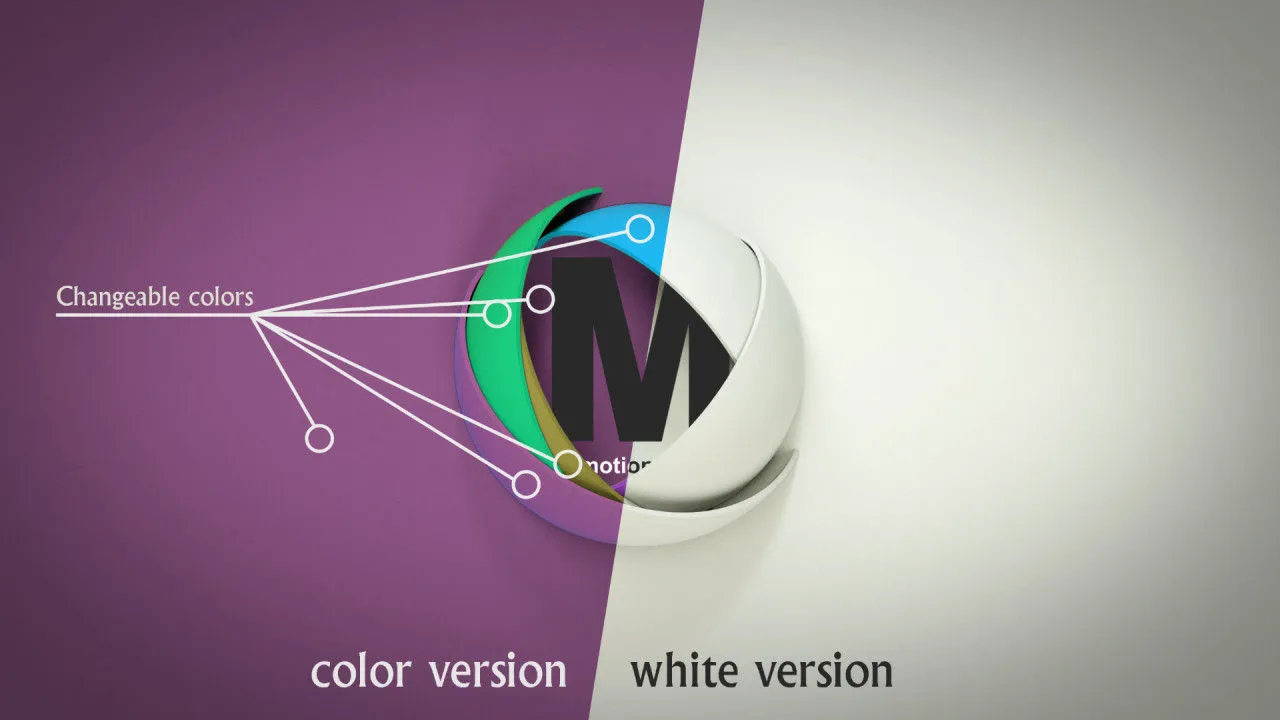 3d标志开启器像素设计精选AE模板