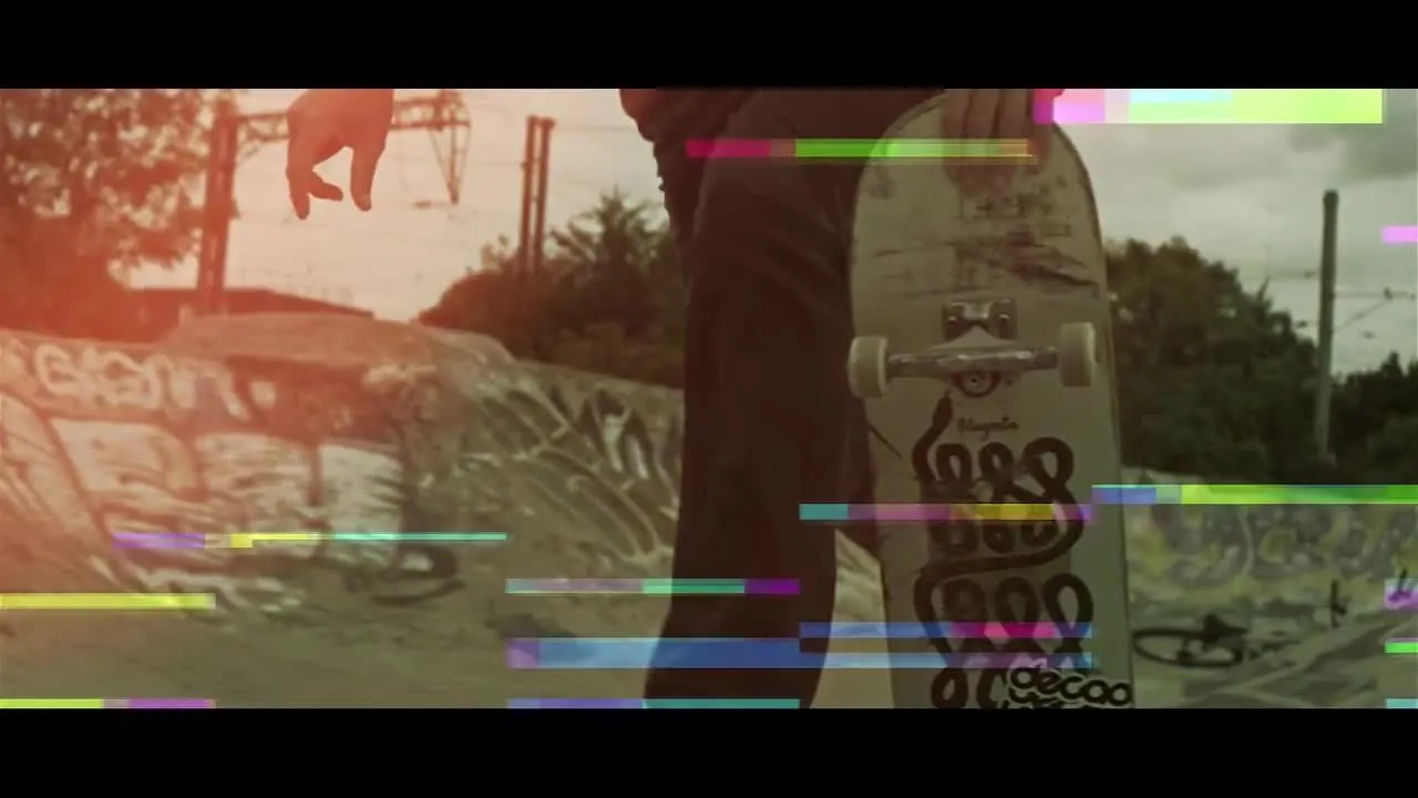 极端毛刺效果ae文本动画模板