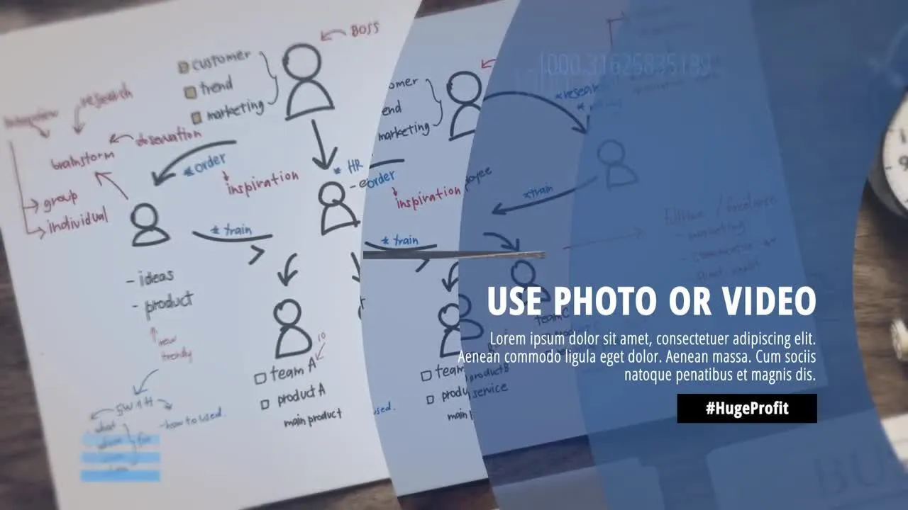 现代企业幻灯片放映像素设计精选AE模板