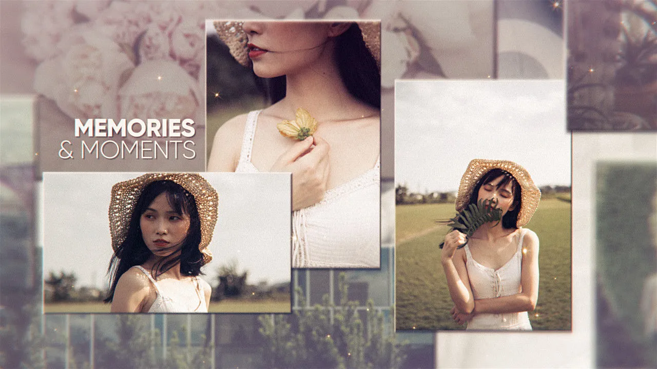 相册幻灯片展示像素设计精选AE模板