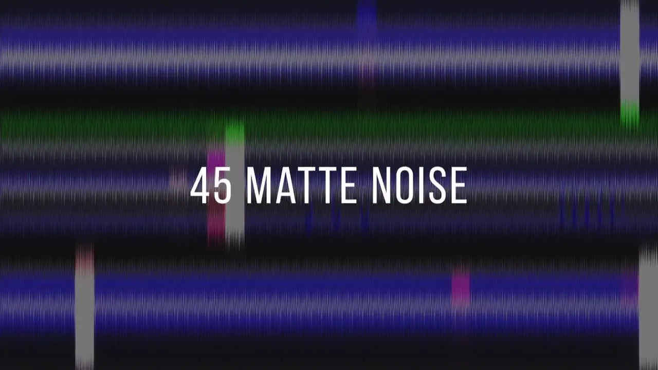 电影Glitch动画预告片像素设计精选AE模板