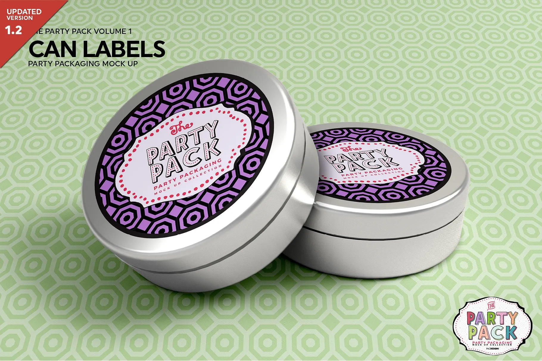 罐头标签展示样机下载 Can Label Packaging Mockup [psd]