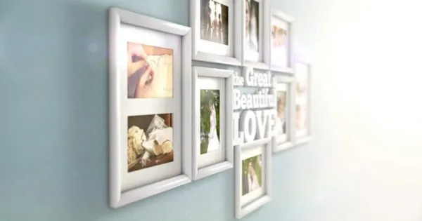 3D浪漫爱情电子画廊幻灯片视频像素设计精选AE模板 Great Love Gallery