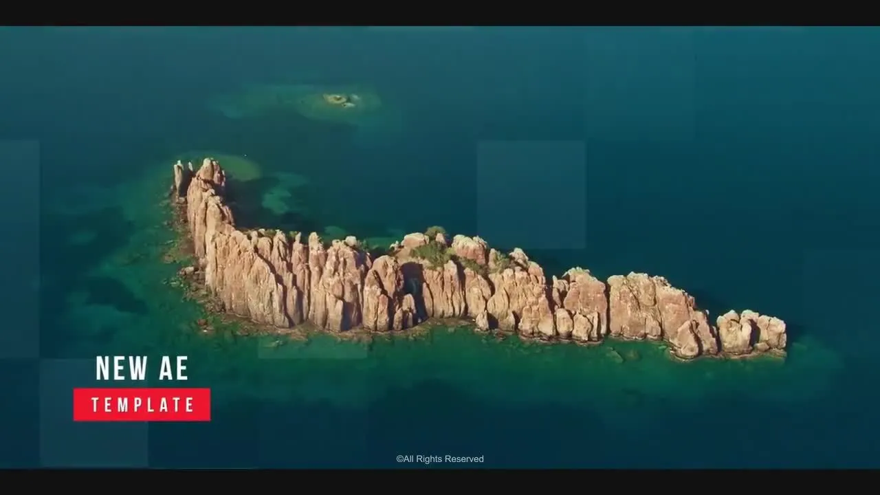 夏季旅游动态幻灯片像素设计精选AE模板