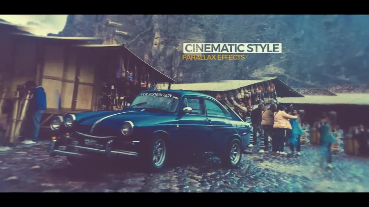 电影幻灯片放映像素设计精选AE模板