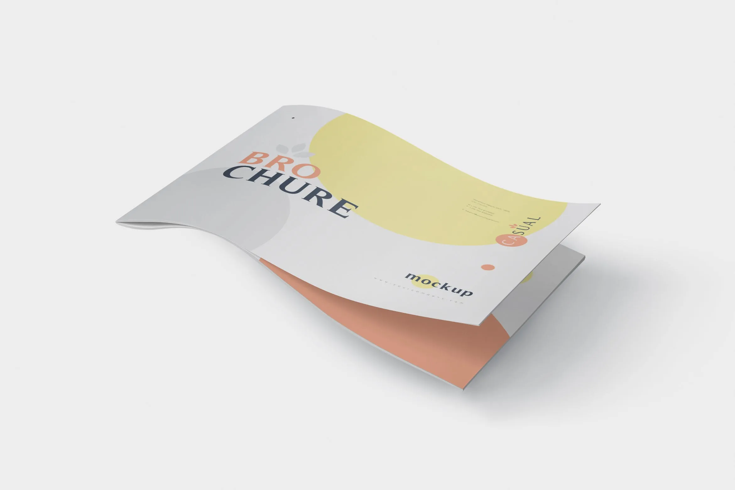 美国信纸尺寸横版杂志印刷效果图样机像素设计精选 US Letter Landscape Brochure#8211; Magazine Mockup set