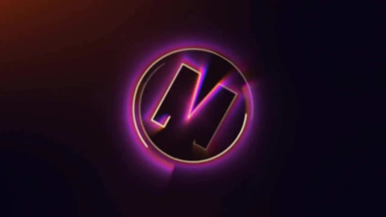 简洁彩色线条勾勒标志logo动画展示像素设计精选AE模板