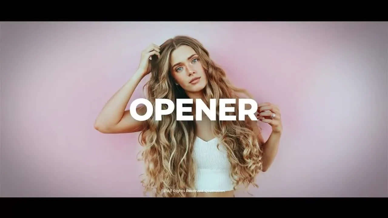 快速动态镜头拉伸特效logo展示像素设计精选AE模板