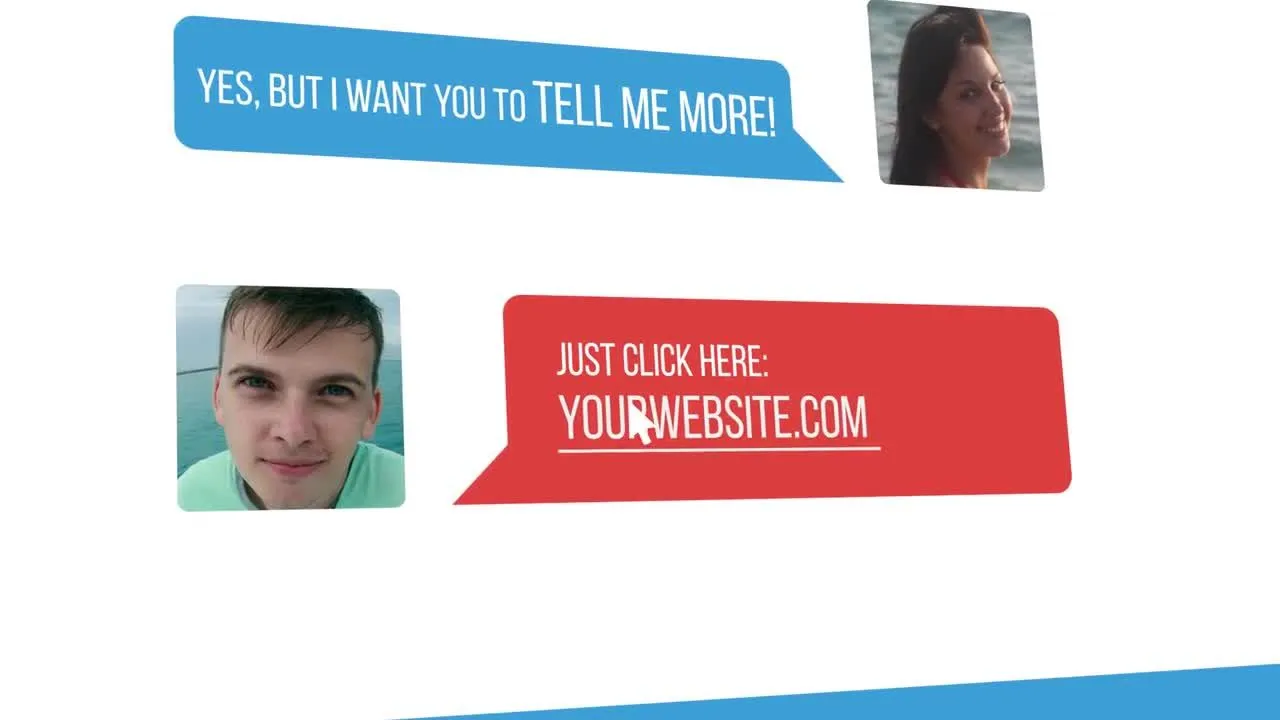 个人消息徽标显示像素设计精选AE模板