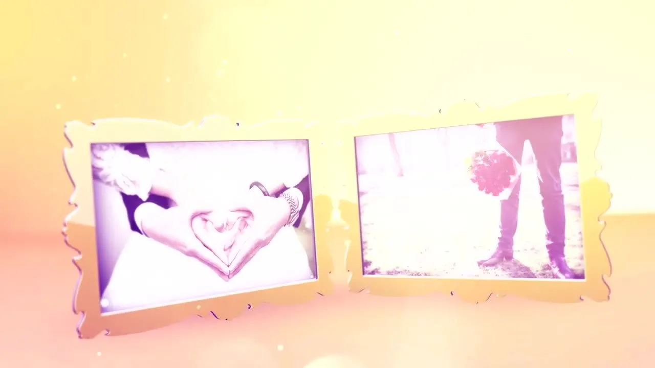 婚礼相册展示像素设计精选AE模板