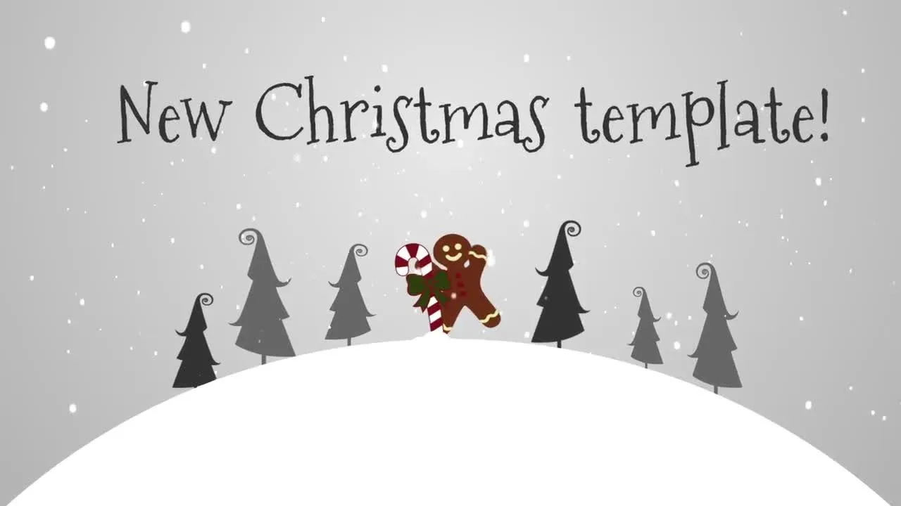 圣诞节快乐像素设计精选AE模板