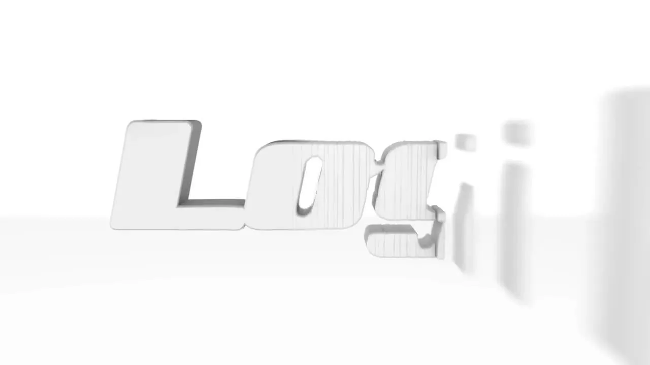 电影白色转换徽标显示像素设计精选AE模板