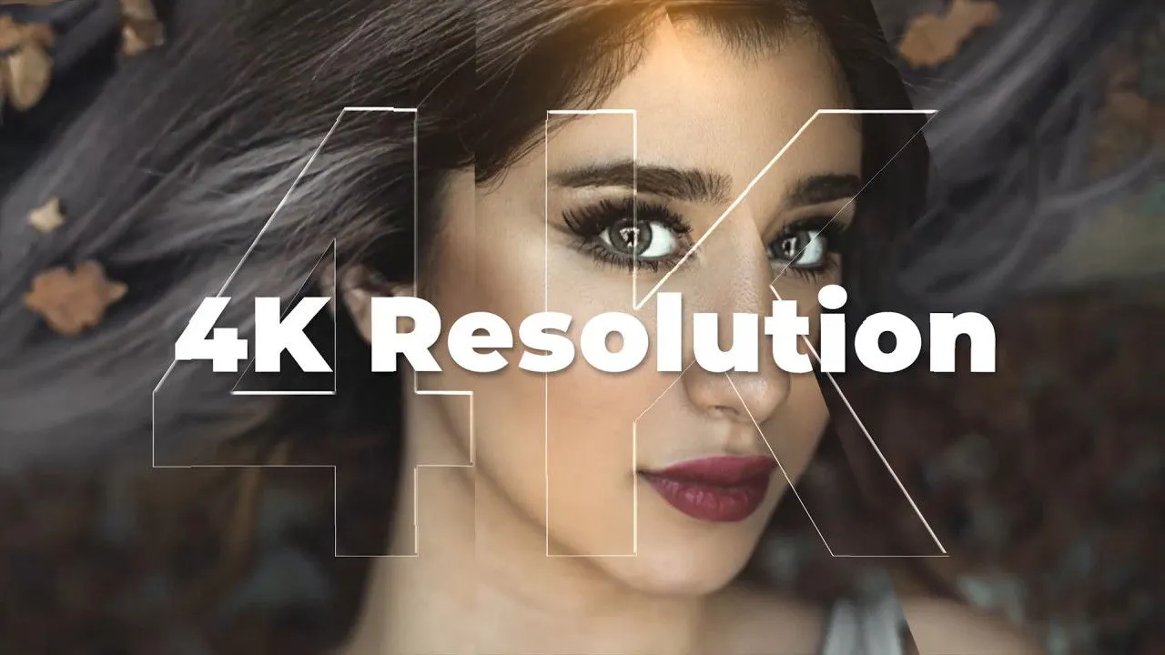 炫酷的4K广告照片幻灯片展示像素设计精选AE模板