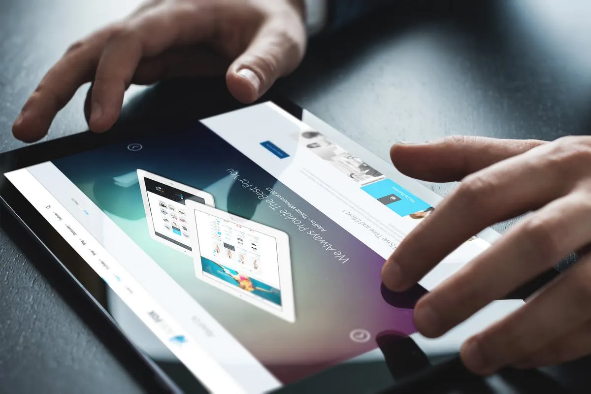 平板电脑ipad样机模板 Tablet Mockup