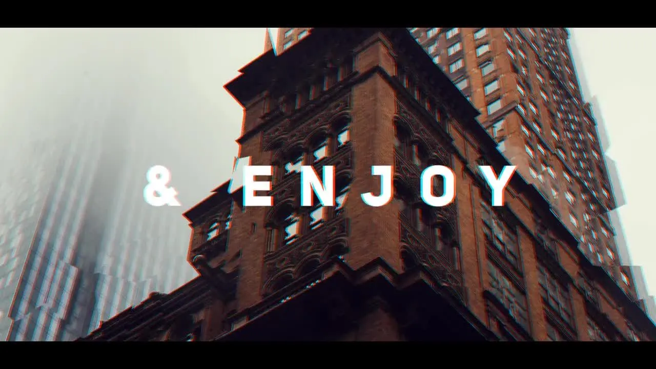 快速过渡的图文动画logo展示片头像素设计精选AE模板