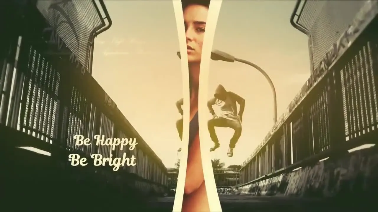 整洁复古创意的照片幻灯片像素设计精选AE模板