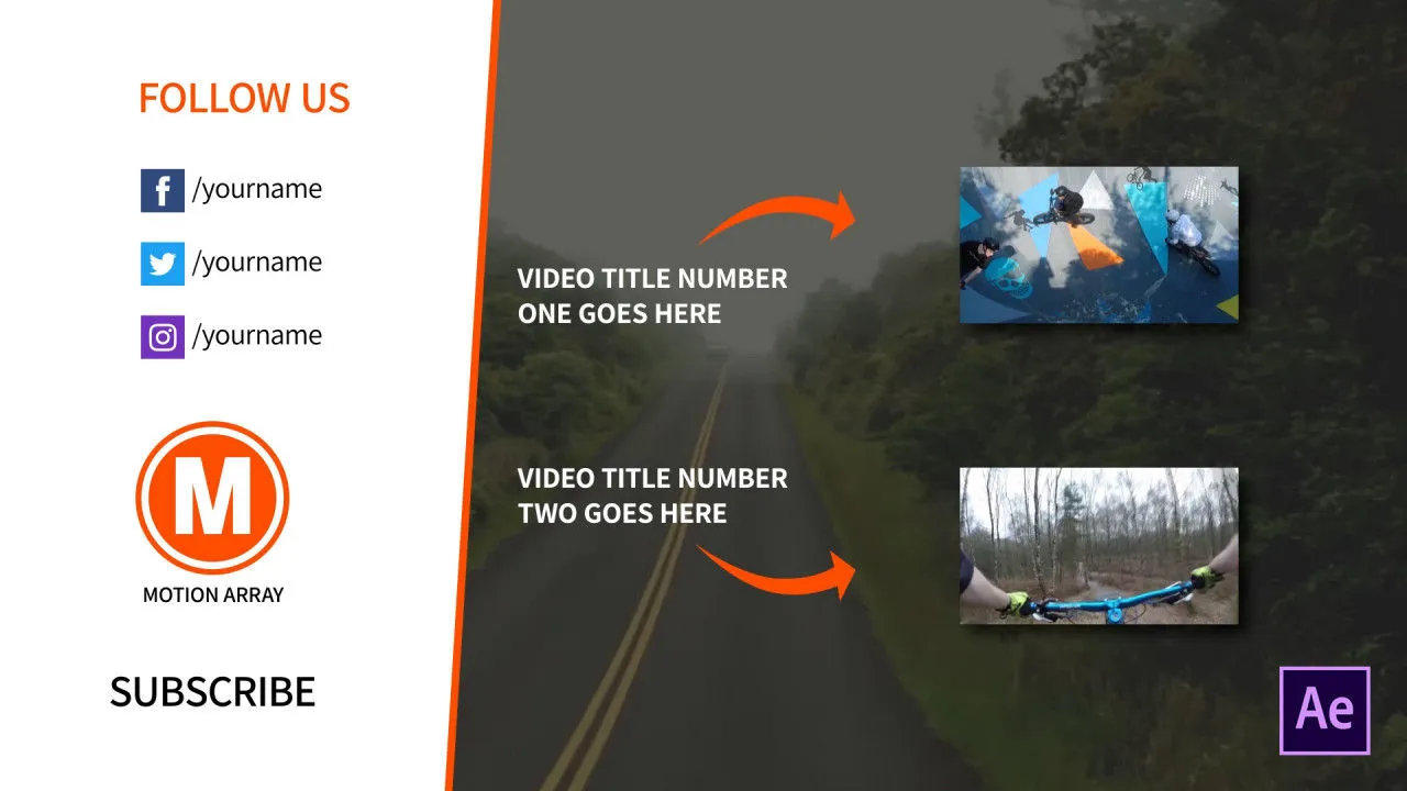 现代活力的社交媒体图标像素设计精选AE模板