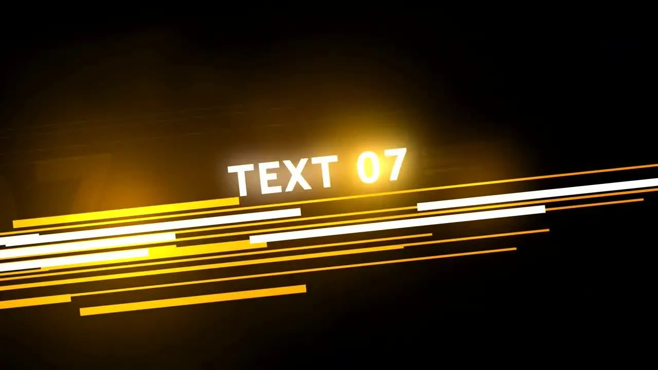 8个炒作类型荧光棒标题像素设计精选AE模板