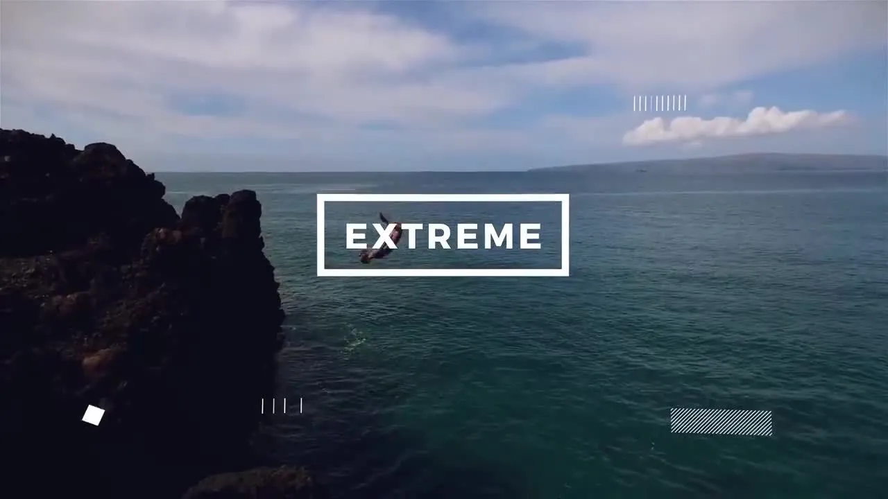 体育运动宣传动画像素设计精选AE模板