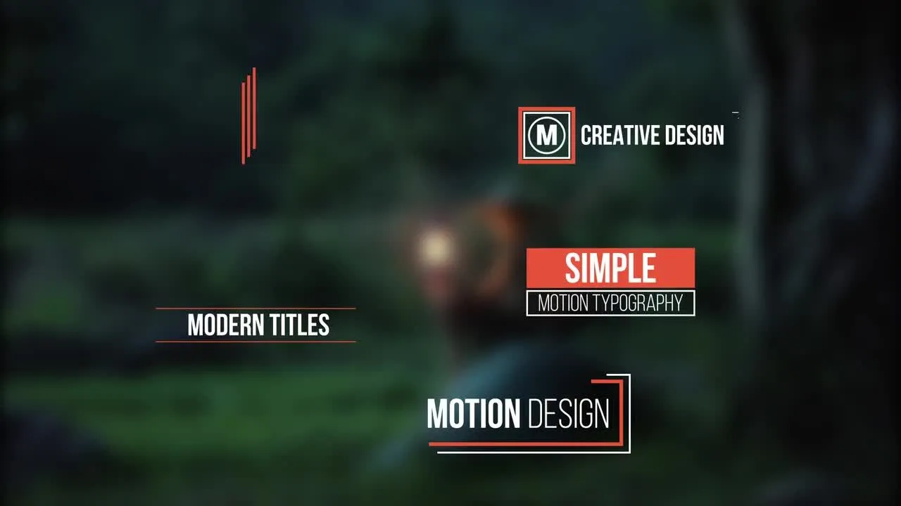 10组迷你动态标题字幕特效像素设计精选AE模板