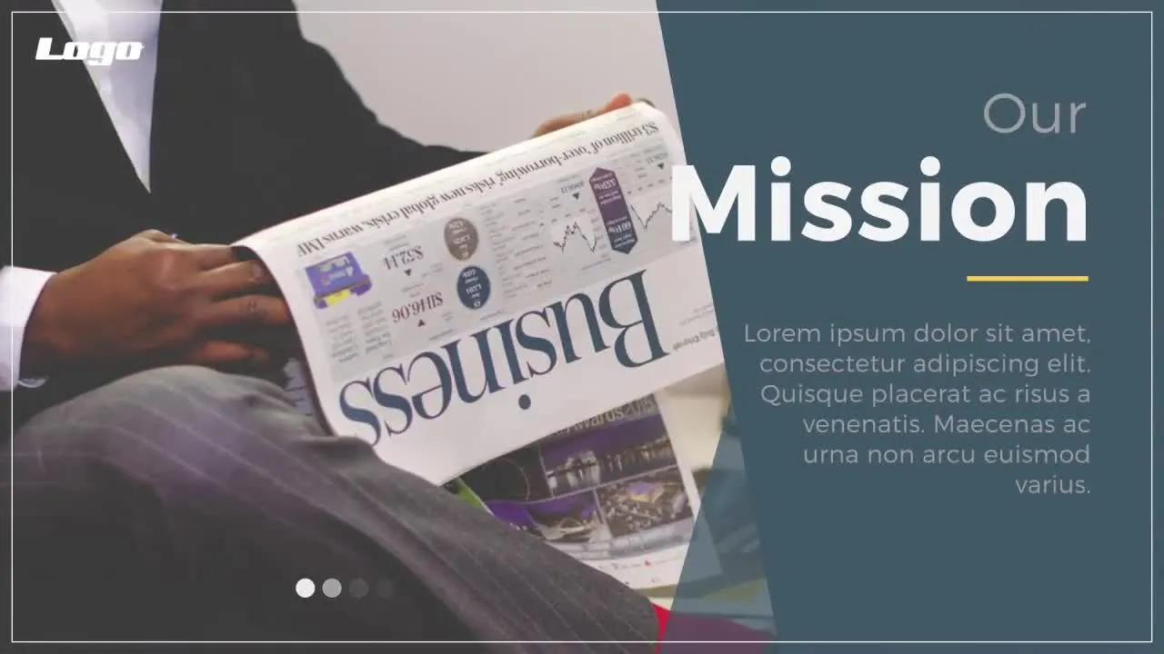 企业开场白幻灯片像素设计精选AE模板