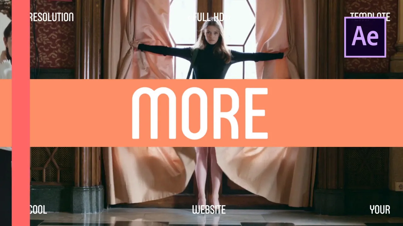 色彩丰富的动态幻灯片介绍像素设计精选AE模板