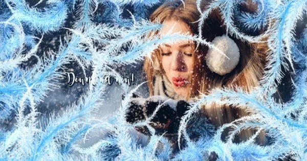 凛冬背景电子相册像素设计精选AE模板 Winter Slideshow