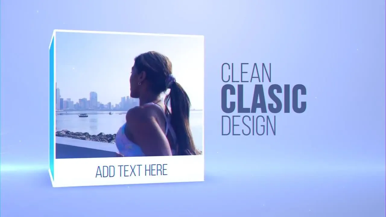 经典的动态旋转盒促销像素设计精选AE模板