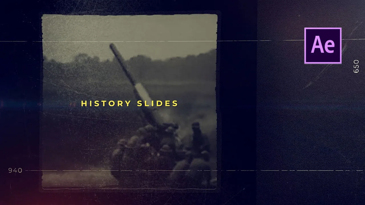 历史预告片新史诗项目像素设计精选AE模板