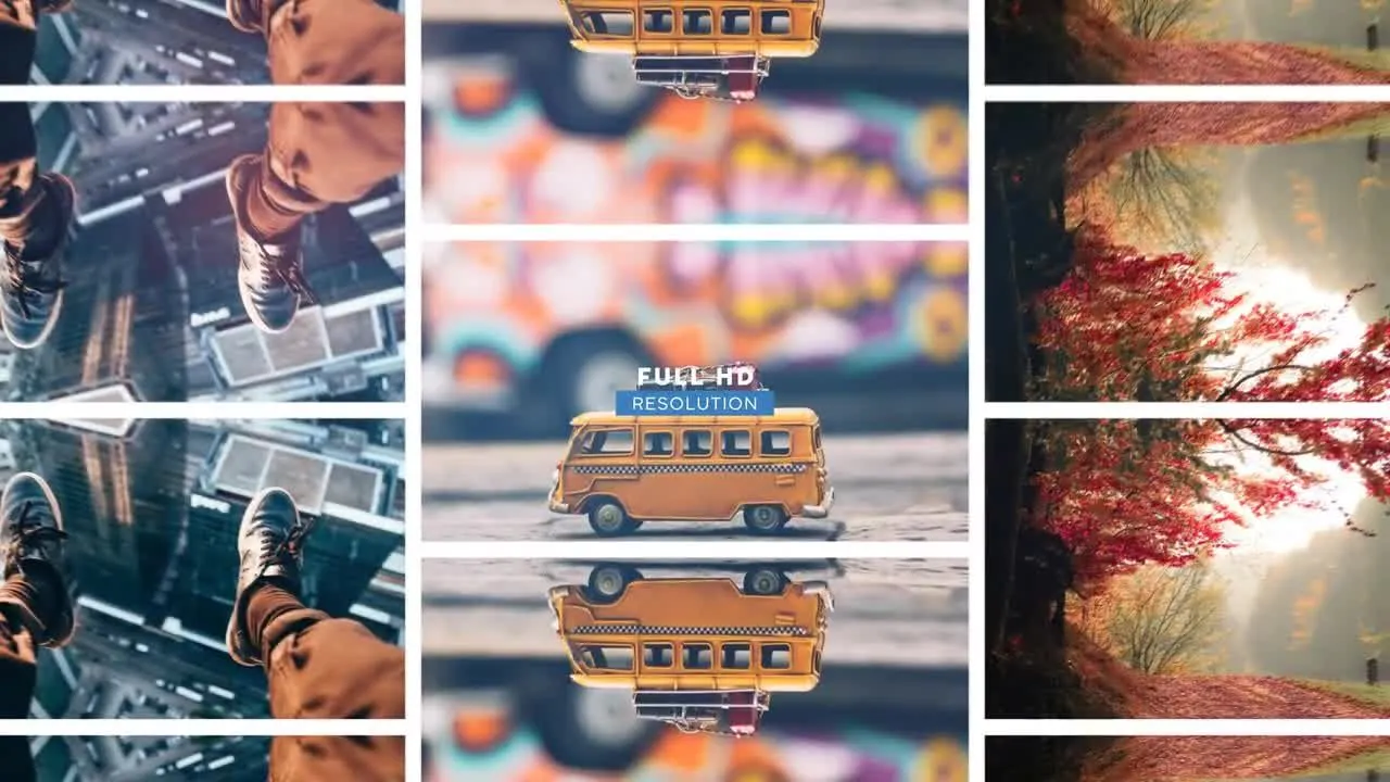 干净动态开场视频像素设计精选AE模板